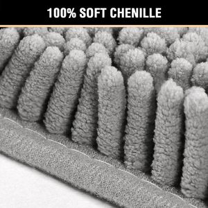 Alfombras de Baño Antideslizantes, Alfombra de Microfibra Extra Suave y Absorbente, Tapete Antideslizante para Bañera, Ducha, Hogar - Product Image 3