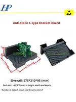 ESD Chiffre d'affaires Plastique Clamp Board Plateau de fixation Anti-Statique SMT Circuit Board Bracket avec Estampage Manipulation