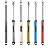 Allume-cigare électrique Usb à arc unique rechargeable sans flamme pour bougie de barbecue