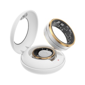 Anello Smart Transfrontaliero con Monitoraggio della Frequenza Cardiaca per Uomini e Donne, Nero, Impermeabile, Riproduzione Video, Compatibile con Android/iOS - Product Image 4