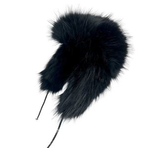 Hot New Winter Adult Lei Feng <strong>Hat</strong> Thickened Straw with Imitation Raccoon Fur Outdoor Warm Ear Protection for Foreign Trade - Product Image 4