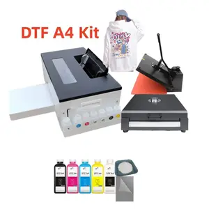 Good Selling DTF Convertion Kit A4 DTF Printer Printing Stater Kit Dry Powder Oven Heat Press Machine Kits
