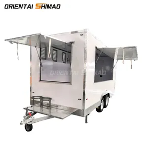 Low Price Chocolate Outside Coffee Vans Ice Cream Mobile Restaurant for Sale Mobile Fruit Cart Fruit and Vegetables Mobile