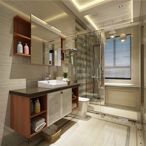 Gabinete de Baño Flotante Personalizado para Montar en la Pared, Producción OEM para Remodelación de Baños Domésticos y Comerciales - Product Image 1