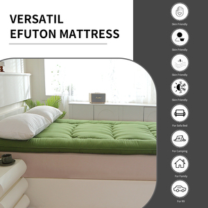 Materasso Futon Tatami in Memory Foam Trapuntato Easyum 137x203cm 152x203cm Full Queen, 200TC, Per Tutte le Stagioni, Lavabile in <span class=keywords><strong>Lavatrice</strong></span>, <span class=keywords><strong>Tappetino</strong></span> per Letto Domestico - Product Image 4