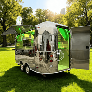 عربة طعام متنقلة مخصصة للشارع، كشك آيس كريم، عربة شواء، كشك هوت دوج، شاحنة طعام مع مطبخ، مقطورة طعام متنقلة - Product Image 4