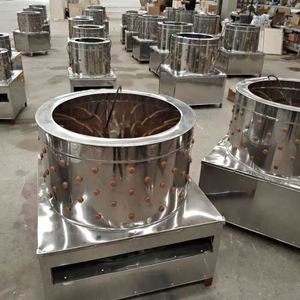 Machine d'épluchage des plumes pour volailles (poulets, canards, oies), entièrement automatique, usage commercial et domestique, en acier inoxydable - Product Image 5