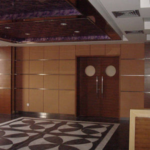 Panel acústico de tela de fibra de vidrio para teatro con marco de aluminio decorativo de absorción de sonido Interior de alta densidad - Product Image 3