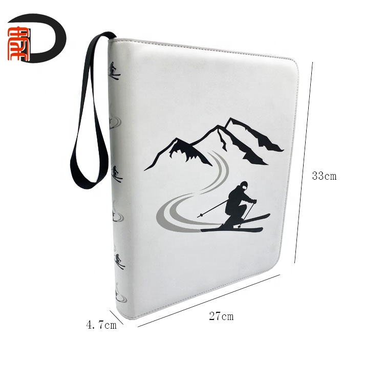 RTS 9-Pocket PU кожаная папка премиум класса для торговых карт BTS, папка для фотоальбомов с полной застежкой-молнией