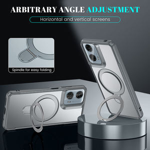 मोटो जी 24 पावर अधिकतम किकस्टैंड चुंबकीय फोन केस हाइब्रिड कार माउंट फोन एक्सेसरीज मोटो जी 24 जी 04 जी 85 के लिए - Product Image 2