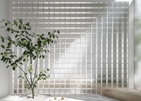 190 190 80mm haute qualité ultra clair couleur bloc de construction briques de verre murs de salle de bain