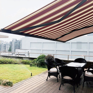 <span class=keywords><strong>Toldo</strong></span> de sombra de techo retráctil de lujo motorizado eléctrico montado en la pared <span class=keywords><strong>con</strong></span> balcón Patio al aire libre Techo solar - Product Image 3