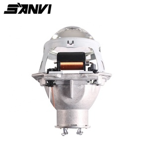 Sanvi 3 Inch High Low Beam Bi Xenon <b>Projector</b> Lens Headlights H7 Xenon HID Headlight Bulbs Auto <b>Lights</b> Retrofit Kit - Product Image 6
