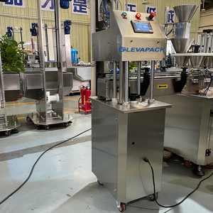 Máquina Selladora Automática Eléctrica <span class=keywords><strong>de</strong></span> Latas Pequeñas Doradas <span class=keywords><strong>de</strong></span> Doble Cabezal para Llenado <span class=keywords><strong>de</strong></span> Bebidas y Sopas - Product Image 2
