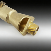 Prix fabricant flexible, accessoires d'équipement incendie en acier inoxydable SUS304, arroseur double à eau et mousse à engrenages 360°