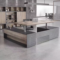 Chef de direction moderne et intelligent, bureau debout de luxe, bureau de direction à hauteur réglable, bureau électrique