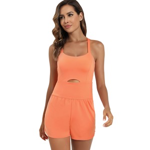 Verano al aire libre <span class=keywords><strong>de</strong></span> secado rápido, alto estiramiento, transpirable <span class=keywords><strong>Mujer</strong></span> tirantes deporte Yoga mono - Product Image 1