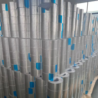 Ruban adhésif carré auto-refortifiant en aluminium, imperméable, à température de fusion, en tissu laminé isolant en aluminium