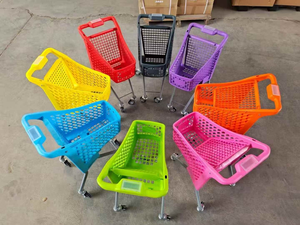 عربة تسوق بلاستيكية للأطفال من الشركة المصنعة، رائجة البيع في السوبر ماركت - Product Image 5