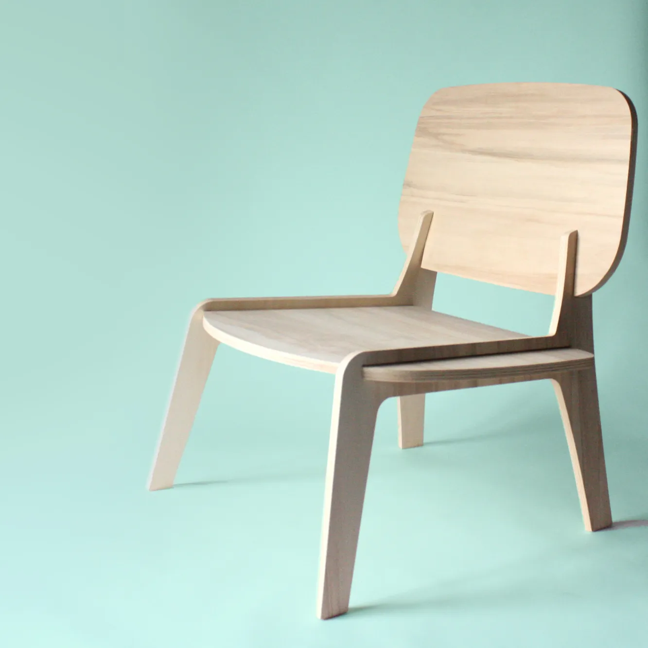 Chaises de salle à manger italiennes modernes, fauteuil en bois de contreplaqué de haute qualité