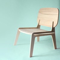 Fauteuil italien au design minimaliste moderne Chaise de salle à manger en bois contreplaqué de haute qualité pour la maison, le bureau ou l'appartement