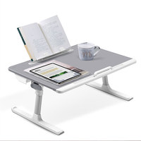 Xgear — support de table pliable en cuir PU pour ordinateur portable, réglable en hauteur, pour lit, bureau, K7