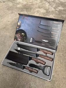 Miễn Phí Mẫu 6-Mảnh Thép Không Gỉ Dao Bộ Đầu Bếp Dao Cho Nhà Hàng Cho Món Quà Biểu Tượng Tùy Chỉnh Messersatz Jytd90 - Product Image 2