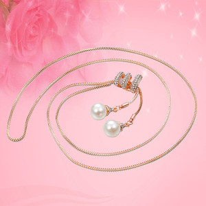 Chaîne <span class=keywords><strong>de</strong></span> chandail pour les femmes collier long pendentif en perles - Product Image 3