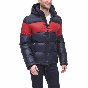 Chaqueta acolchada deportiva elegante para hombre, paquete cálido de invierno, lona resistente al agua de última calidad - Product Image 1
