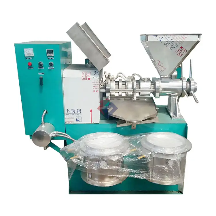 Máquina extractora de aceite de prensa en frío, girasol, linaza, con filtro de aceite de cocina