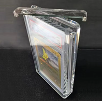 Porte-cartes transparent en cristal support de support vitrine debout acrylique de qualité supérieure carte magnétique acrylique affichage acrylique