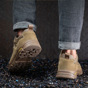 Sepatu keamanan ujung baja, sepatu keselamatan antiselip antistatis, sol karet, sepatu bot kerja konstruksi pabrik musim panas/musim dingin Modern - Product Image 6