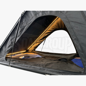 เต็นท์หลังคารถแบบแข็ง Soar Lightweight 49 กก. 8 ซม. บางเฉียบ รูปทรงสามเหลี่ยม สำหรับทุกฤดู แบบสองชั้น เปิดอัตโนมัติรวดเร็ว - Product Image 2