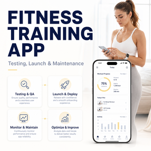 พัฒนาแอปพลิเคชันออกกำลังกายแบบกำหนดเองสำหรับ <span class=keywords><strong>IOS</strong></span> และ Android พร้อมแผนการออกกำลังกาย การติดตามสุขภาพ และการสอนผ่านวิดีโอ - Product Image 5
