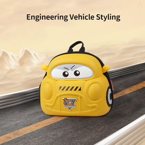 Supercute 3D Eva Design Car Sac à dos pour enfants Nouveau sac d'école étanche clignotant avec fermeture à glissière - Product Image 5