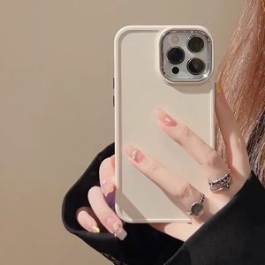 Kim loại khung nút trường hợp điện thoại tương thích cho <span class=keywords><strong>iPhone</strong></span> 17 16 15 14 13 12 11pro Max XR XS 8 cộng với Silicone TPU chống sốc bảo vệ - Product Image 4