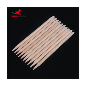 Lot de 50 bâtonnets en bois à double embout pour manucure et soin des ongles, pousse-cuticules et outils de retrait, à prix réduit pour achats groupés - Product Image 4