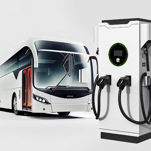 Chargeur de voiture électrique commercial TUV nouvelle conception GBT CCS2 CCS1 DC 80 kW OCPP RFID avec attache-câble - Product Image 1