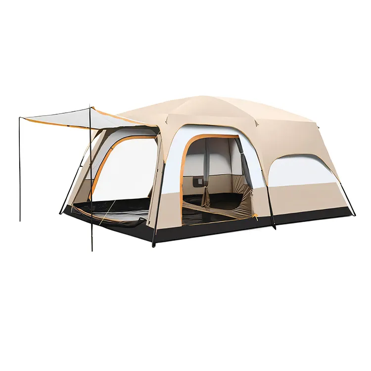 Vuurkonijn 6-8 Persoons Campingtent Bieden Twee Slaapkamers En Een Woonkamer Luxe Grote Outdoor Party Tent Outdoor Campingtent