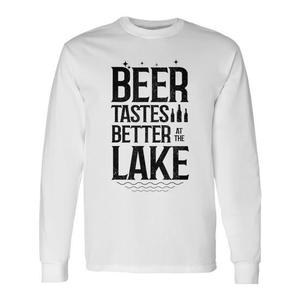 Camiseta de manga larga Lake Life Beer Tastes Better At The Lake - Product Image 1