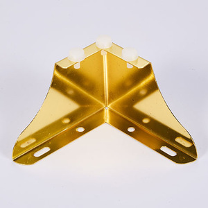 Chengyouhui <b>Furniture</b> <b>Legs</b> Metal 8cm <b>Gold</b> Two In One Support For Sofa Coffee Table Tv Cabinet Bedside Table - Product Image 2