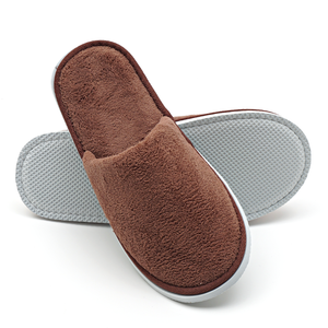 Pantuflas Desechables de Hotel de Felpa de Coral con Punta Cerrada Blancas al por Mayor, Pantuflas de Spa de Hotel Lavables de <span class=keywords><strong>5</strong></span> Estrellas - Product Image 6