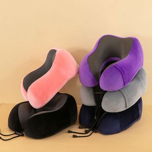 Muestra Gratis, Almohada de Viaje con Funda Extraíble y Cierre Ajustable, Almohada Cervical Cómoda de Espuma Viscoelástica para Dormir en el Avión - Product Image 3