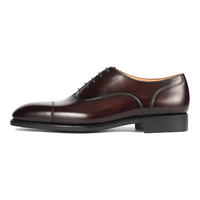 Chaussures Oxford en cuir de vachette pleine fleur pour hommes 2025 – Durables, confortables, en cuir véritable, pour affaires, formelles, à lacets, décontractées et habillées