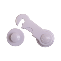 Verrou de sécurité pour bébé en plastique robuste, verrou de sécurité pour armoire, protecteur multifonctionnel, loquet de sécurité pour armoire pour bébé