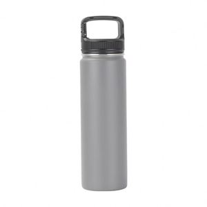 Powder Coated 18oz Double <b>Wall</b> Stainless Steel Vacuum Insulated Sport Thermos <b>Large</b> Capacity Water Bottle Flask with Handle - Product Image 4
