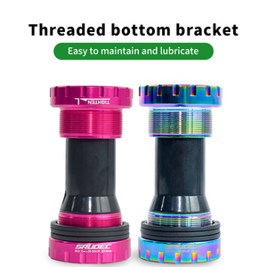 SRUOEC BB24 - Eje de Pedalier Delantero para Bicicleta de Montaña y Carretera, Rodamiento Sellado 68/73 BSA, Eje de 24 mm, Piezas de Bicicleta de Aluminio AL7075 - Product Image 3