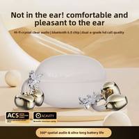 Écouteurs sans fil Gq13 à clip d'oreille, son Hi-Fi, oreillettes TWS à oreille ouverte pour V5.3, ENC, étanches IPX5, commandes tactiles LED - Vente en gros usine