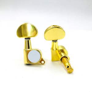 Set di teste di macchina per accordatori sigillati in oro 3 r3l per chitarra elettrica o chitarra acustica - Product Image 4