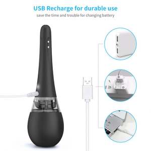 圧力ポンプスプレー水吸引電気ABSシリコンアナルホースクリーナー大人の大人のおもちゃサプライヤー工場価格 - Product Image 6